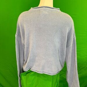 Urban Outfitters Light Blue Knit Sweater